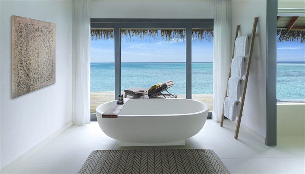 Vakkaru Maldives-Overwater Villa-Bathroom