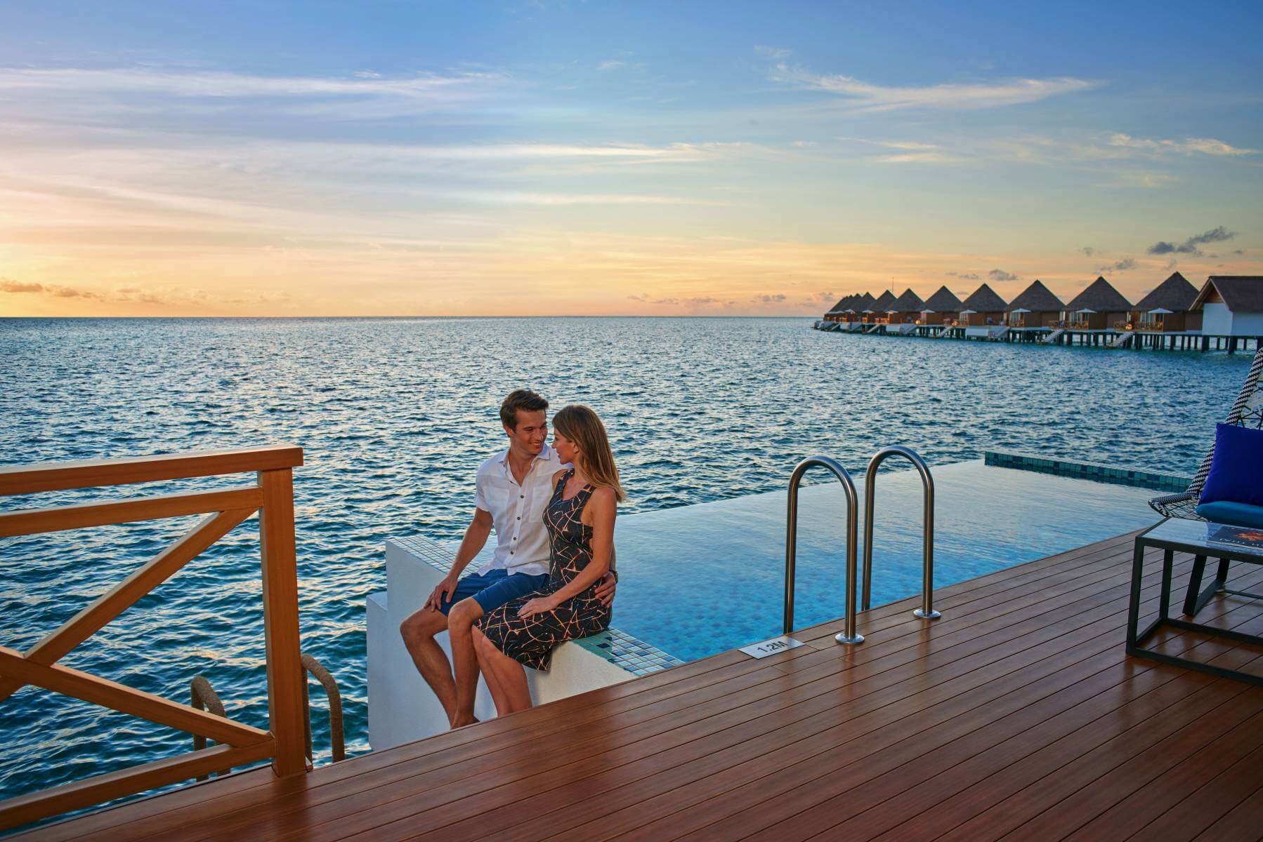 馬爾地夫美居度假村Mercure Maldives overwater pool villa 戶外泳池